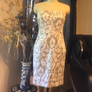 MICHAEL Michael Kors strapless midi dress …